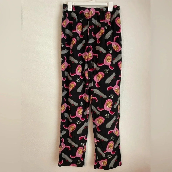 A Christmas Story Mens Ralphie Pink Nightmare Sleepwear Pajama Set size L - Picture 6 of 9